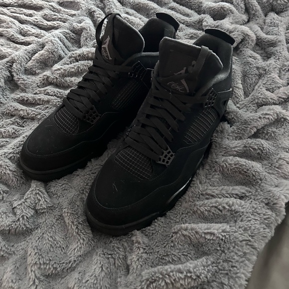 Men’s Jordan 4 Black Cat sneakers Black Size 14